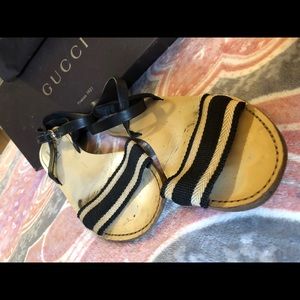 Gucci sandals with dust bag and box